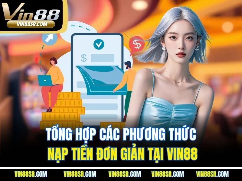 Tổng hợp các phương thức nạp tiền đơn giản tại Vin88